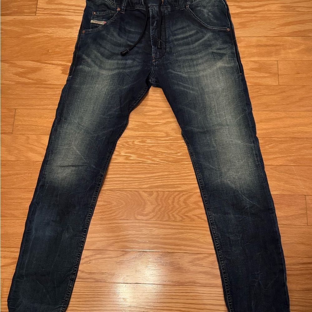 Diesel JoggJeans Krooley Sweatpant Jeans with drawstring